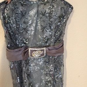 Grey Silver Beautiful Elegant Bicici Dress